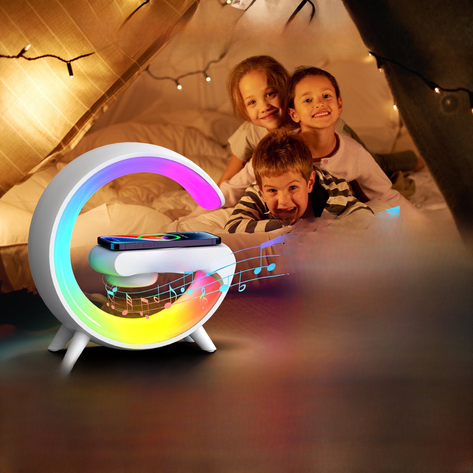 Bluetooth ambient light music charger