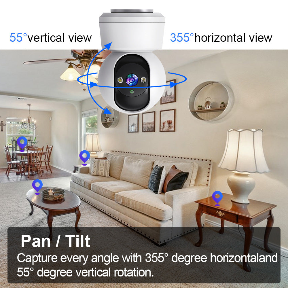WiFi Indoor Home Camera with Voice Intercom and Night Vision