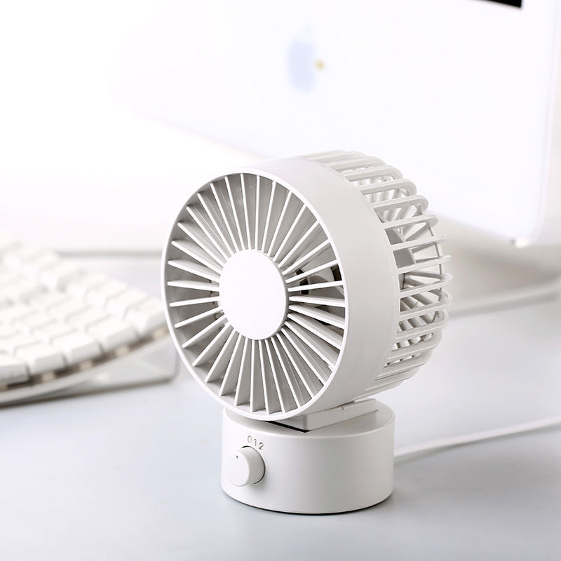 USB Powered Ultra-Quiet Dual Blade Desktop Fan
