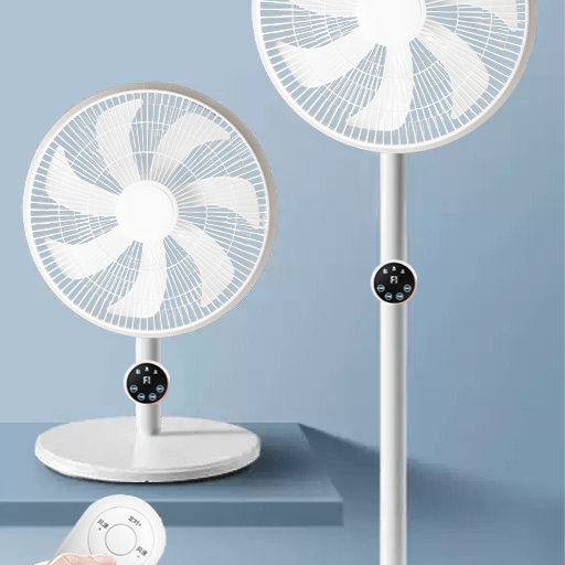 Voice Controlled Remote Timer Floor Fan