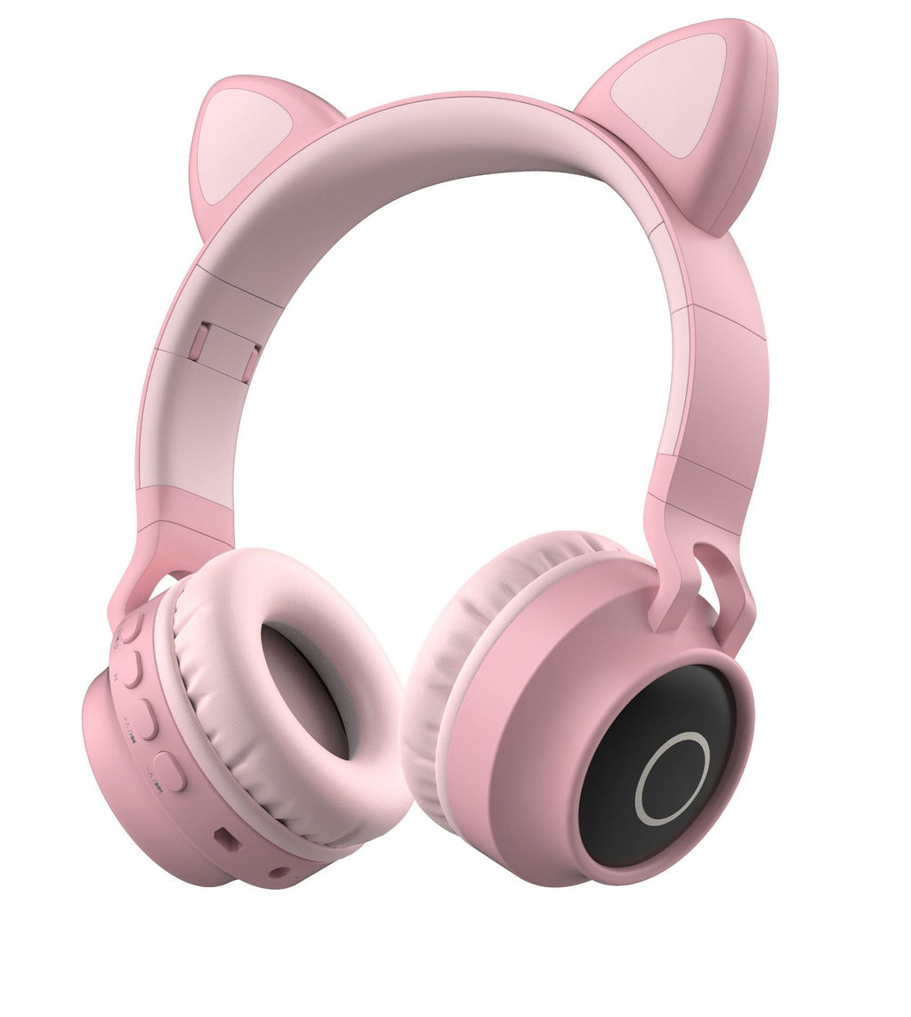 Cat Ear Head-Mounted Bluetooth Headset