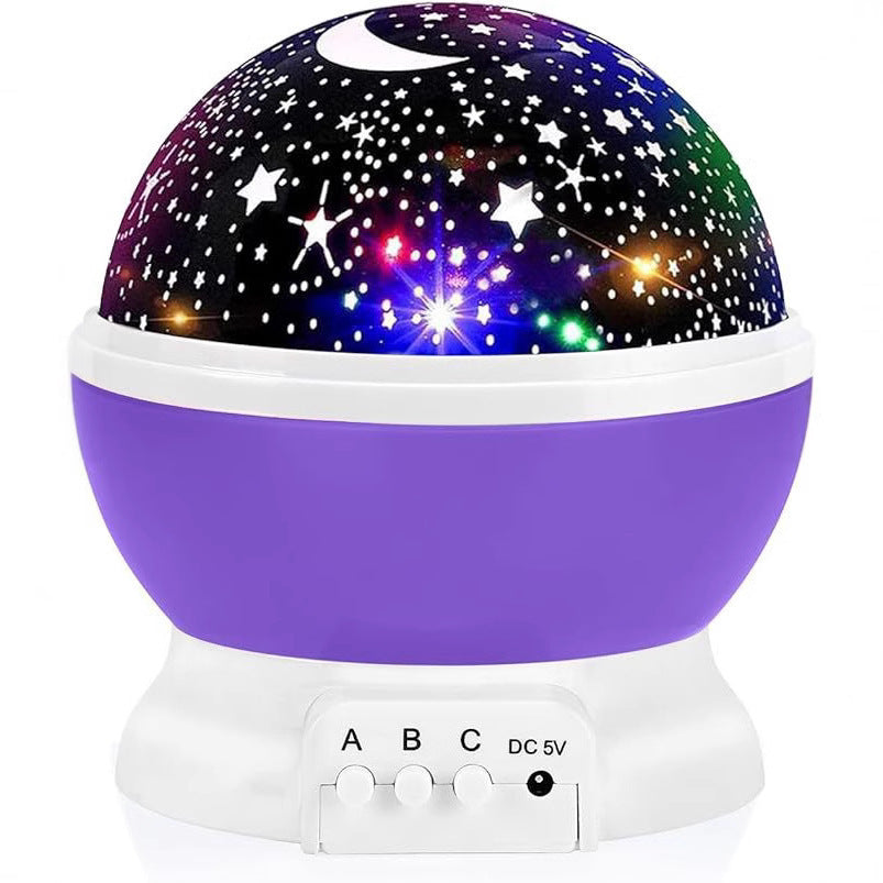 Rotating Starry Sky Projection Night Light