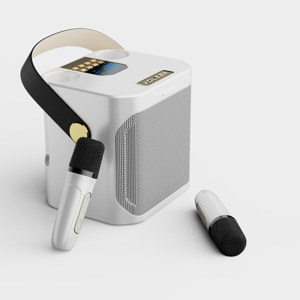 Bluetooth Karaoke Speaker with Dual Microphones