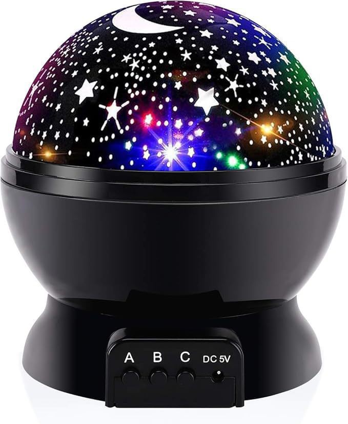Rotating Starry Sky Projection Night Light