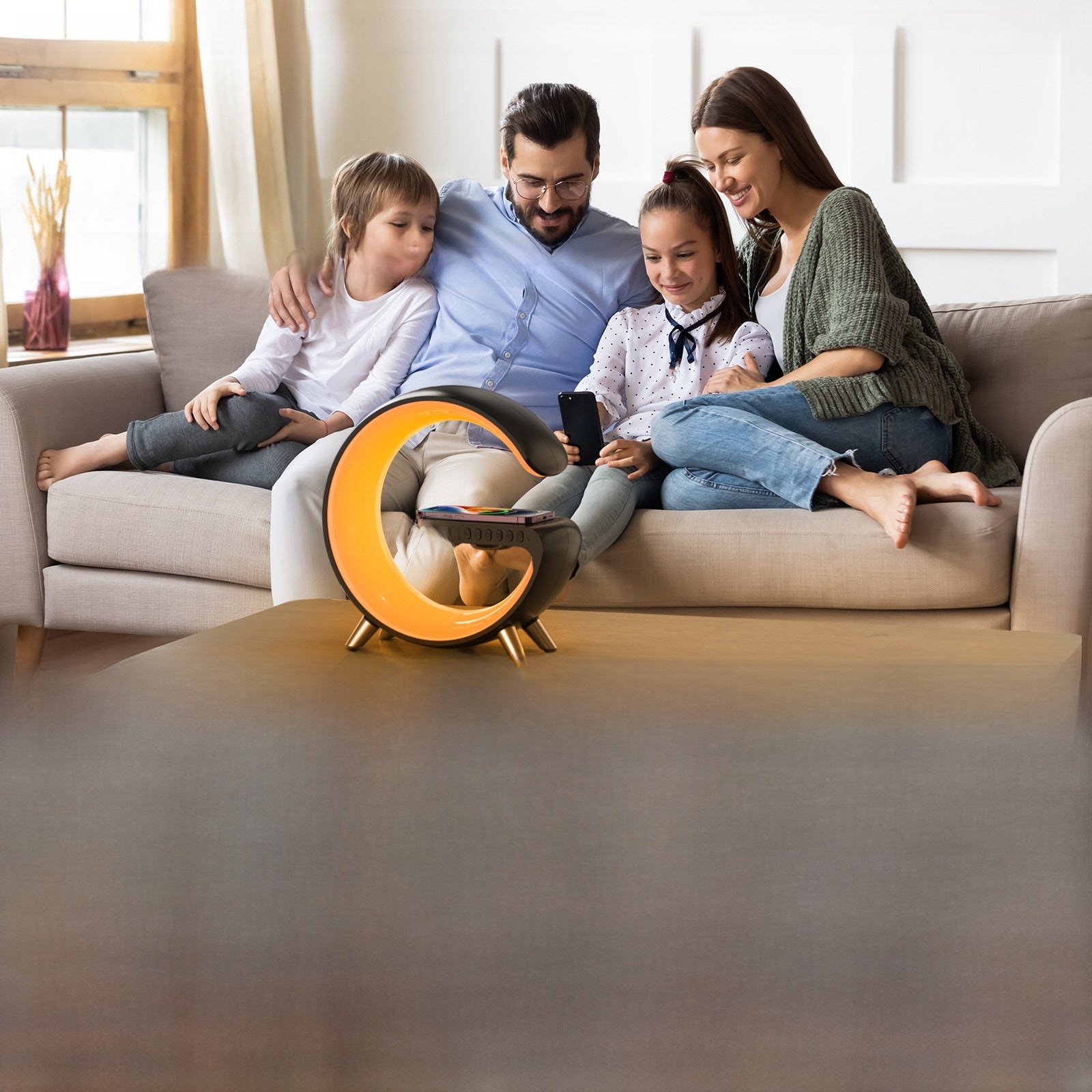 Bluetooth ambient light music charger